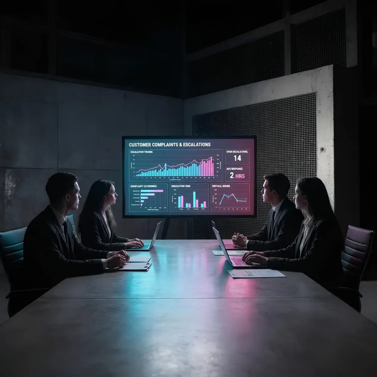 ResolveCX AI case management dashboard
